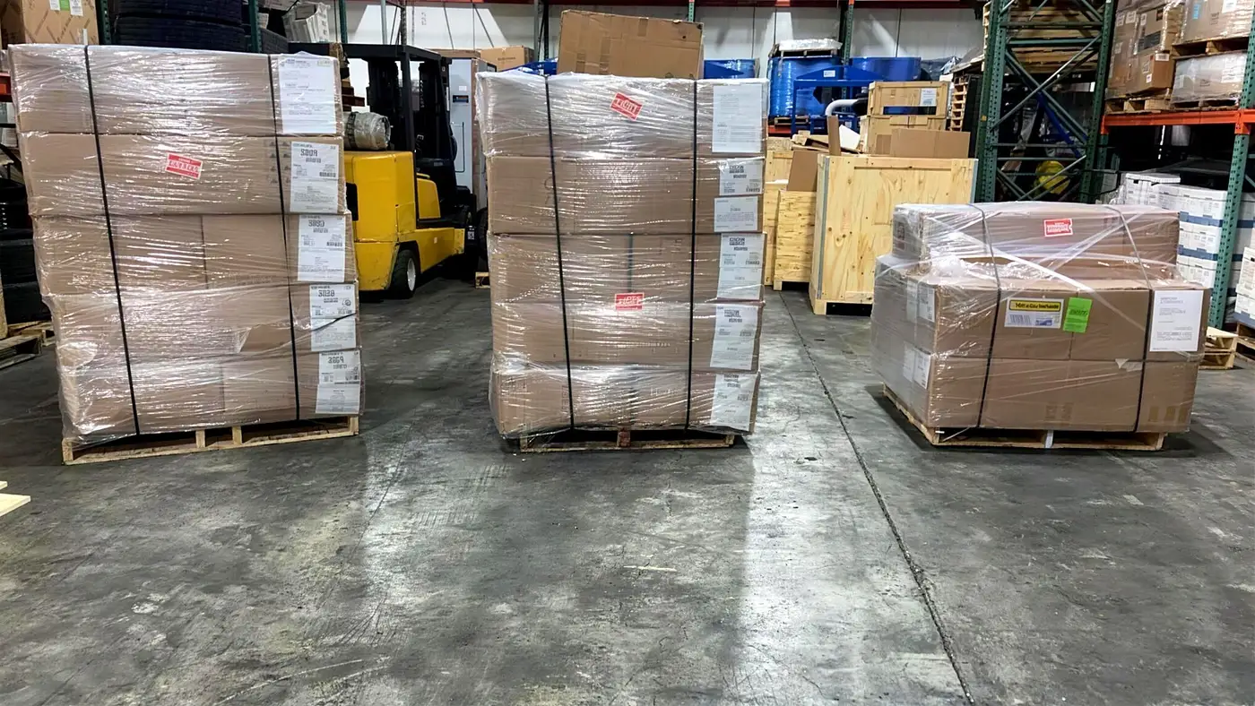 This is what a cargo consolidation process looks like